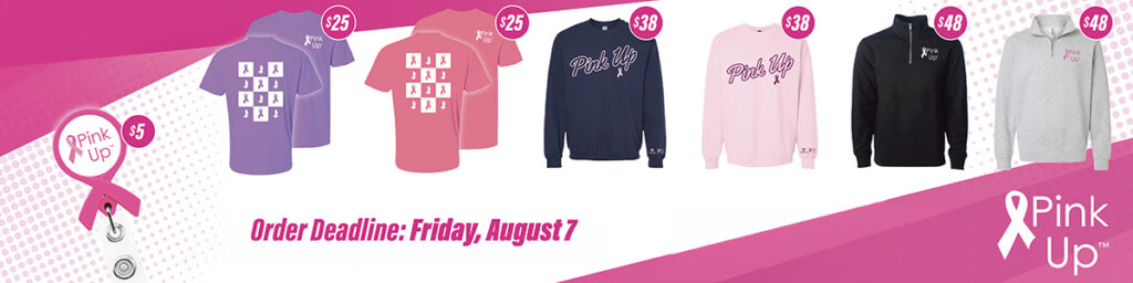 2026 Pink Up Merchandise Sale